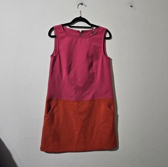 LOFT Color Block Dress - Picture 1 of 4